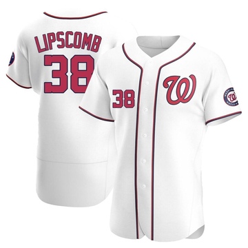 Trey Lipscomb Men's Authentic Washington Nationals White Home Jersey