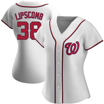 Trey Lipscomb Women's Authentic Washington Nationals White Home Jersey