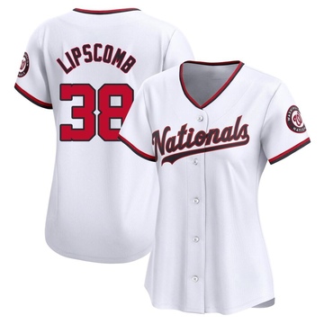 Trey Lipscomb Women's Limited Washington Nationals White Home Jersey